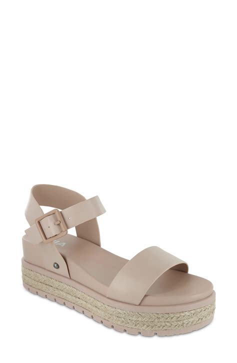 Mia Kiera Espadrille Platform Sandal